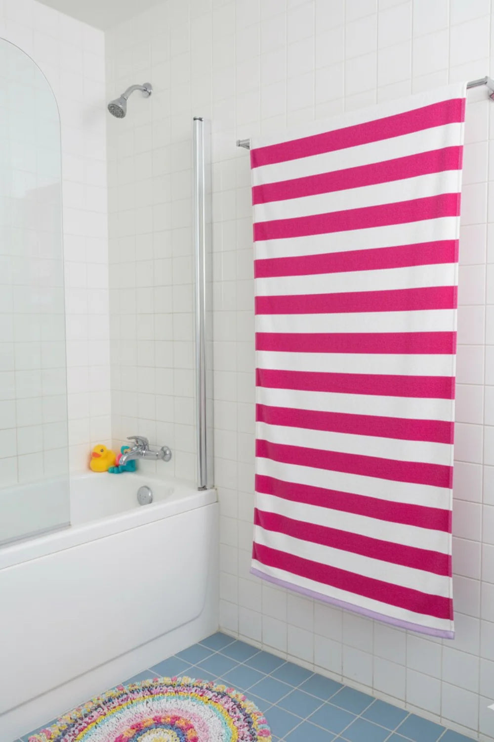 Bright Patterned Baby Bath Towel