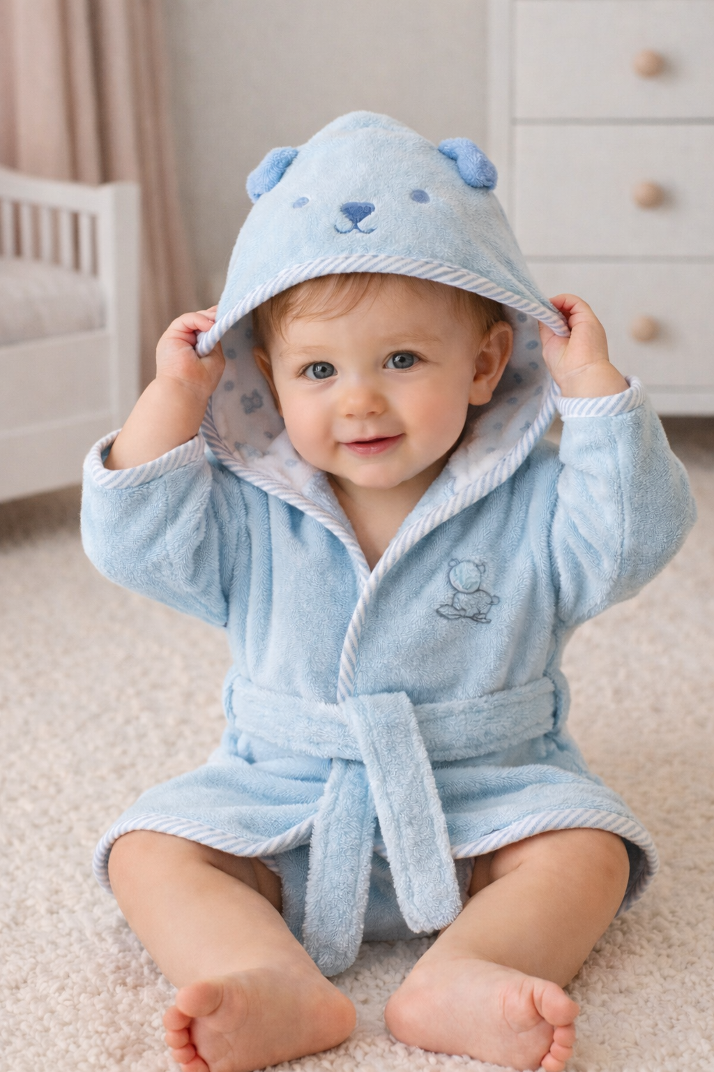 Super Soft & Fluffy Kidz Bathrobe – Premium Comfort with Fine Edges