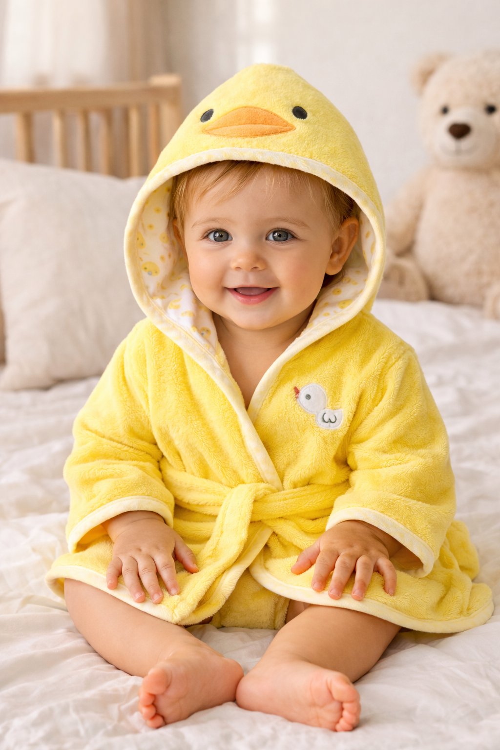 Super Soft & Fluffy Kidz Bathrobe – Premium Comfort with Fine Edges