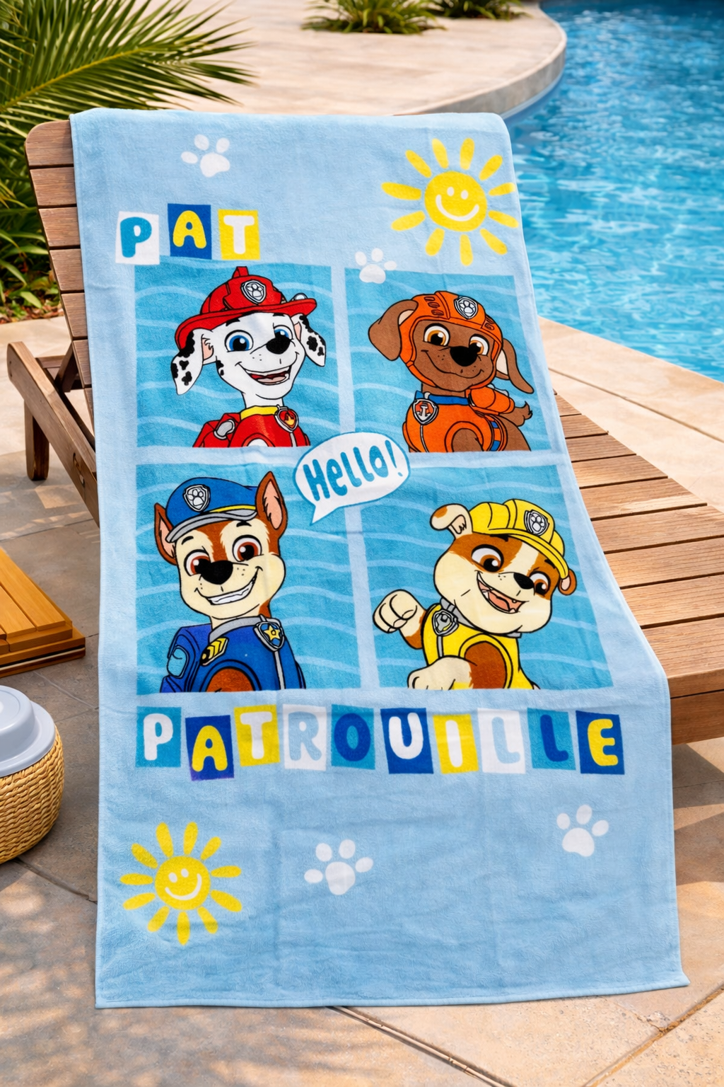 Paw Patrol Adventure Kids Beach & Bath Towel