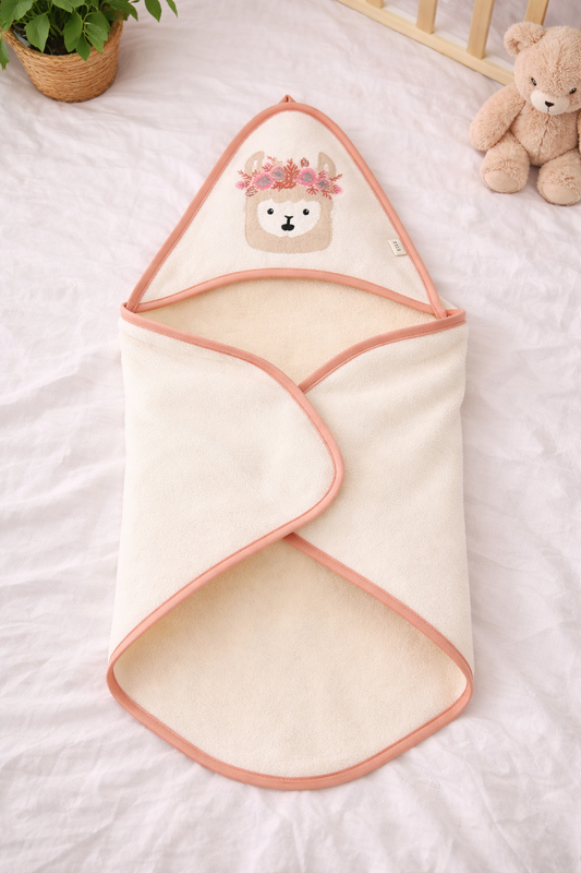 Foxy White Hooded Towel