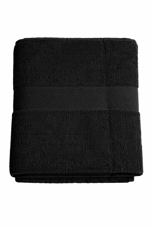 Towel Sheets (Pack of 2) Black
