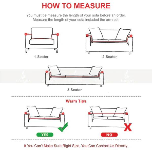 Frill Style Micro Mesh Sofa Cover (Mouse Color)