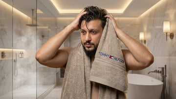 Tommy Hilfiger Bath Towel 500 GSM – Soft & Absorbent | 27×54 Inches