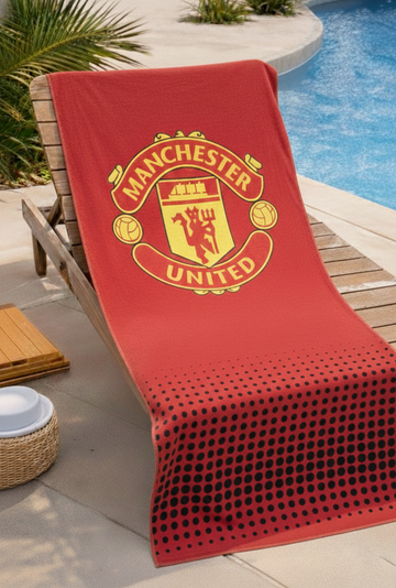 Manchester United Red Pool & Beach Towel