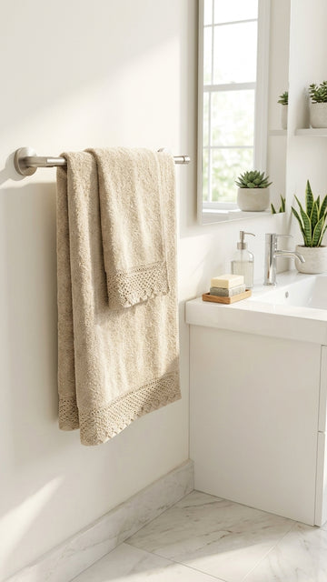 Fanza Cotton Bath Towel 27×54 Inches | Soft & Absorbent