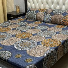 3D CRYSTAL COTTON BEDSHEET