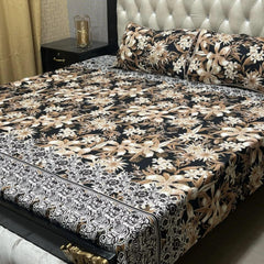 3D CRYSTAL COTTON BEDSHEET