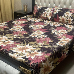 3D CRYSTAL COTTON BEDSHEET