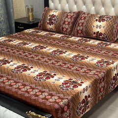 3D CRYSTAL COTTON BEDSHEET