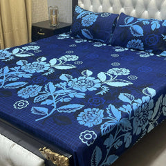 3D CRYSTAL COTTON BEDSHEET