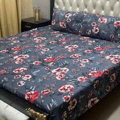 3D CRYSTAL COTTON BEDSHEET
