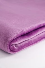 Elegant Embossed Blanket | Luxury Coral AC Fleece (LIGHT PURPLE)