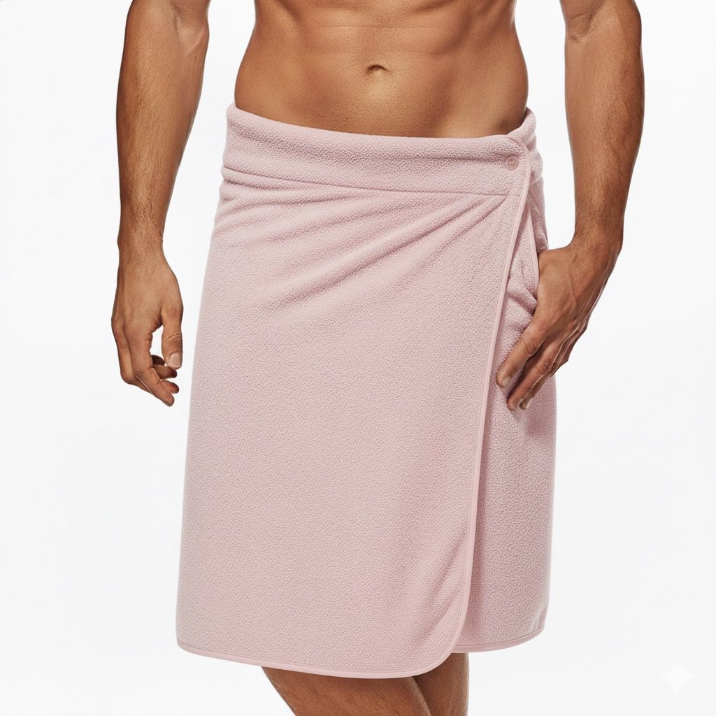 Shower Wrap, Pink