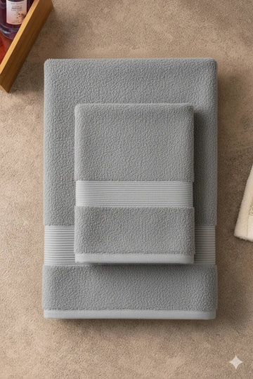 Towel Set (Pack of 2) Grey