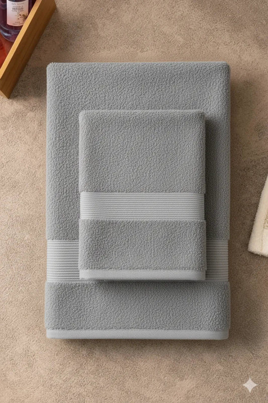 Towel Set (Pack of 2) Grey