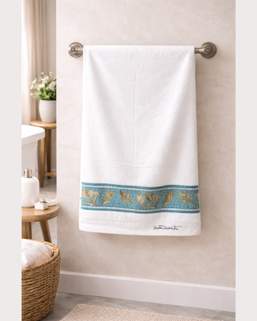 Premium Cotton Bath Towel – Soft Absorbent Luxury | 23 × 40 Inches