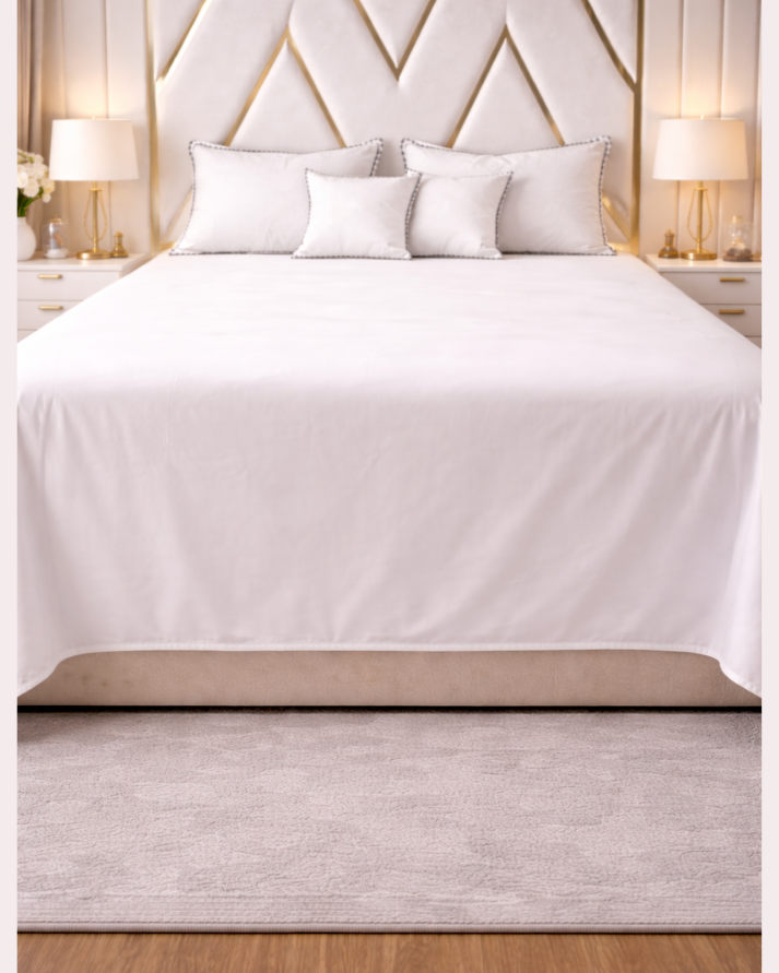 Premium Cotton Bedsheet Set with 2 Cushion Covers – Soft, Breathable & Elegant Finish