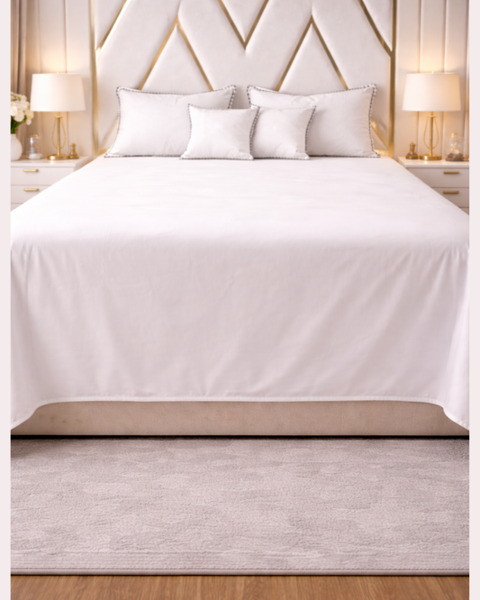 Premium Cotton Bedsheet Set with 2 Cushion Covers – Soft, Breathable & Elegant Finish