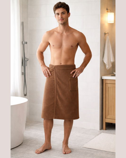 Shower Wrap Brown