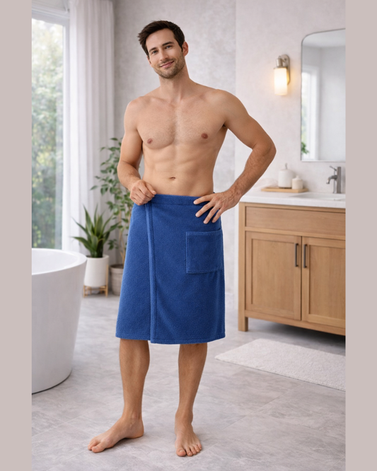 Shower Wrap Blue