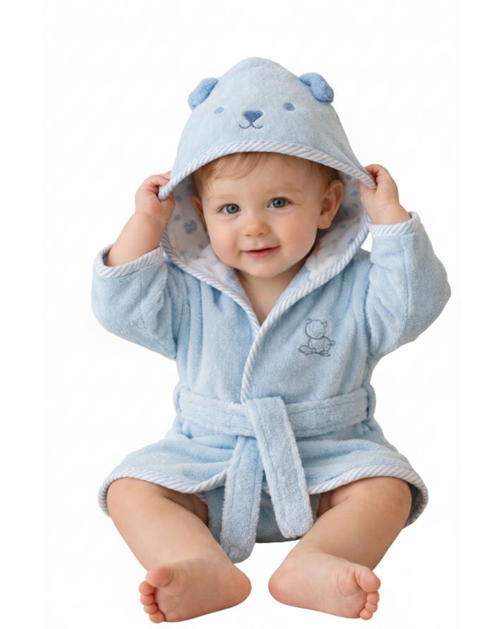 Super Soft & Fluffy Kidz Bathrobe – Premium Comfort with Fine Edges