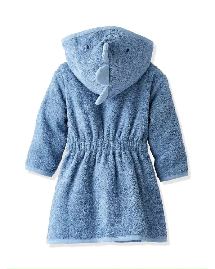 Dino Hooded Baby & Toddler Bathrobe