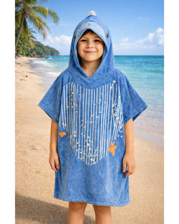 Hooded Kids Ponchu – Ultra Soft & Skin-Friendly for age 2 to 8 year