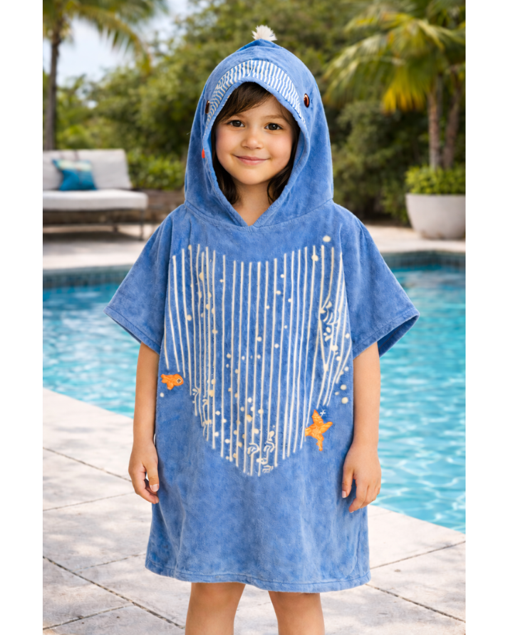 Hooded Kids Ponchu – Ultra Soft & Skin-Friendly for age 2 to 8 year