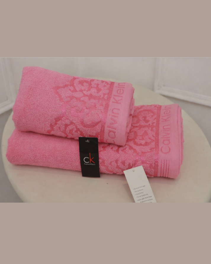 Bath Towel Pack of 2 Export Quality Towel (C.K)