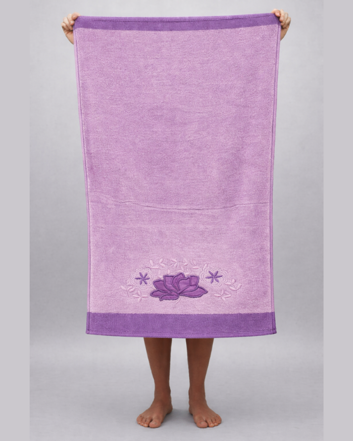 Bath Towel Light Purple(Single Towel)