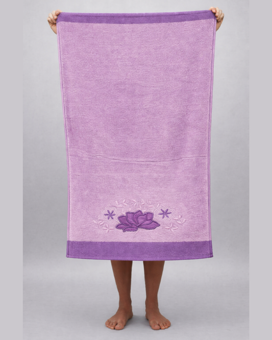 Bath Towel Light Purple(Single Towel)