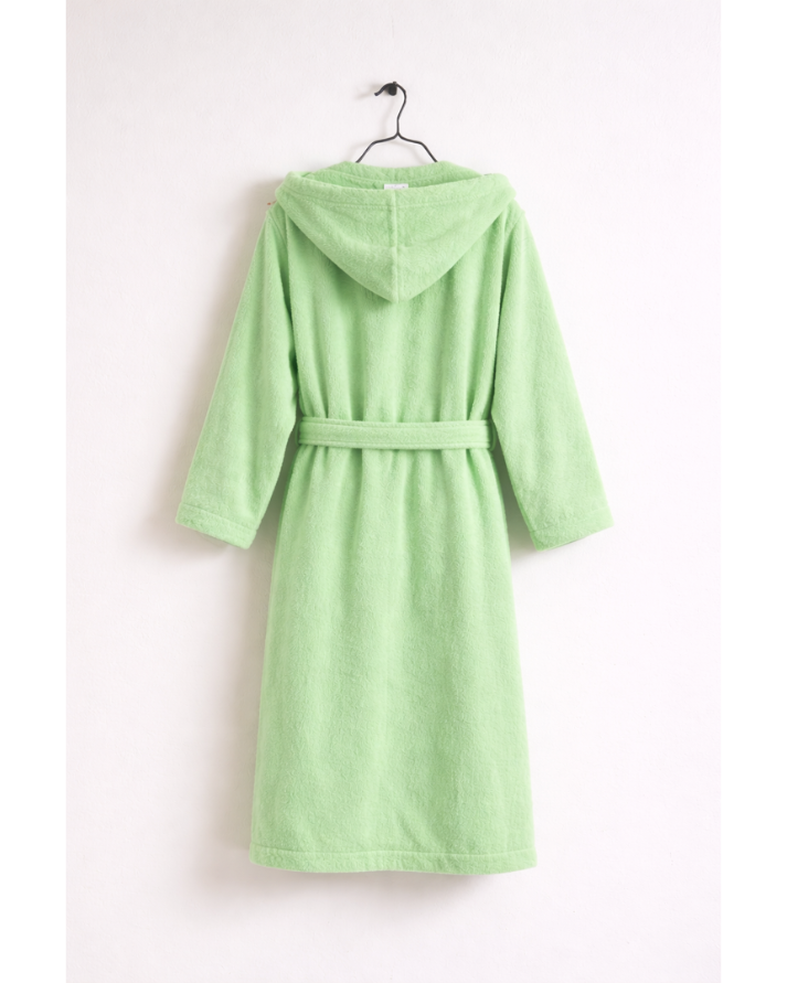 Light Green Premium Cotton Bathrobe with Polo Embroidery