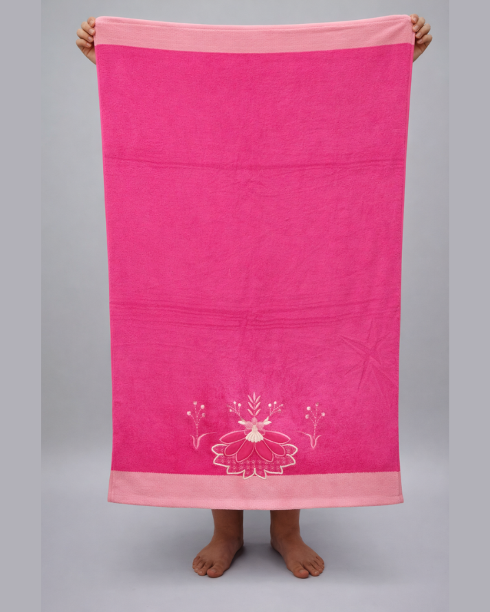 Bath Towel Pink (Single Towel)