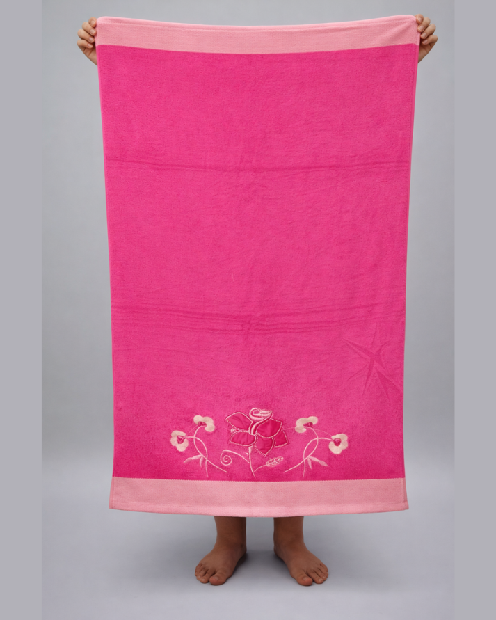 Bath Towel Pink (Single Towel)