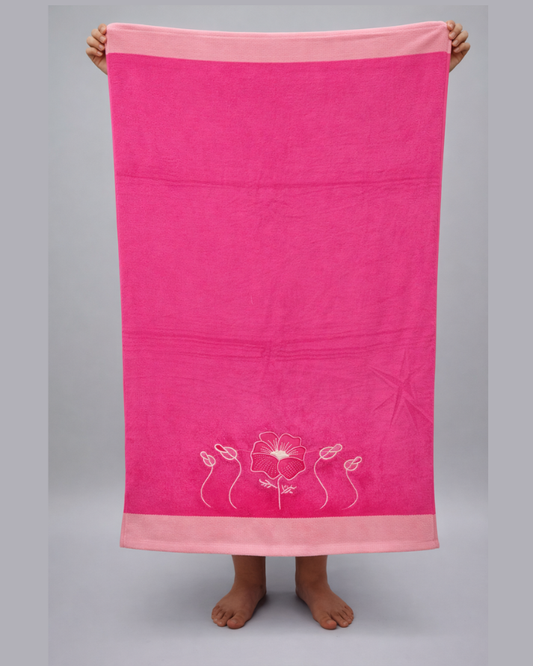 Bath Towel Pink (Single Towel)
