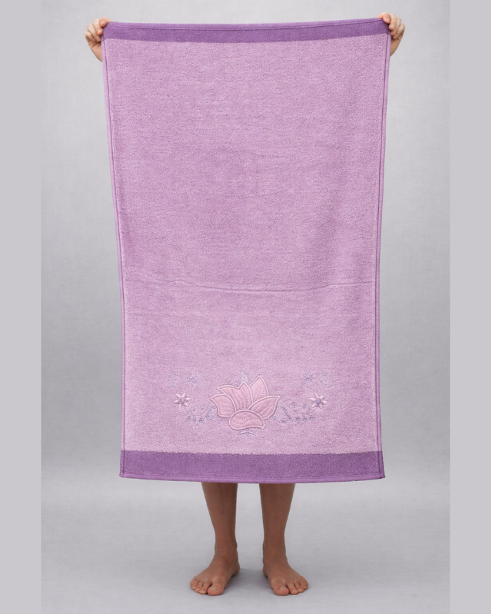 Bath Towel Light Purple(Single Towel)