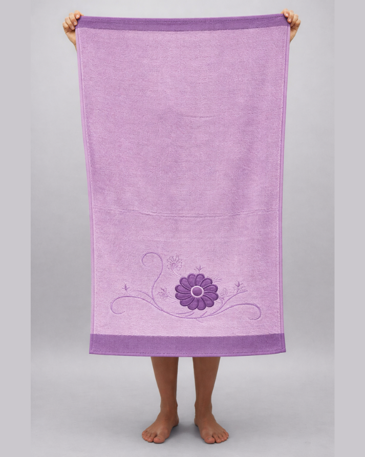 Bath Towel Light Purple(Single Towel)