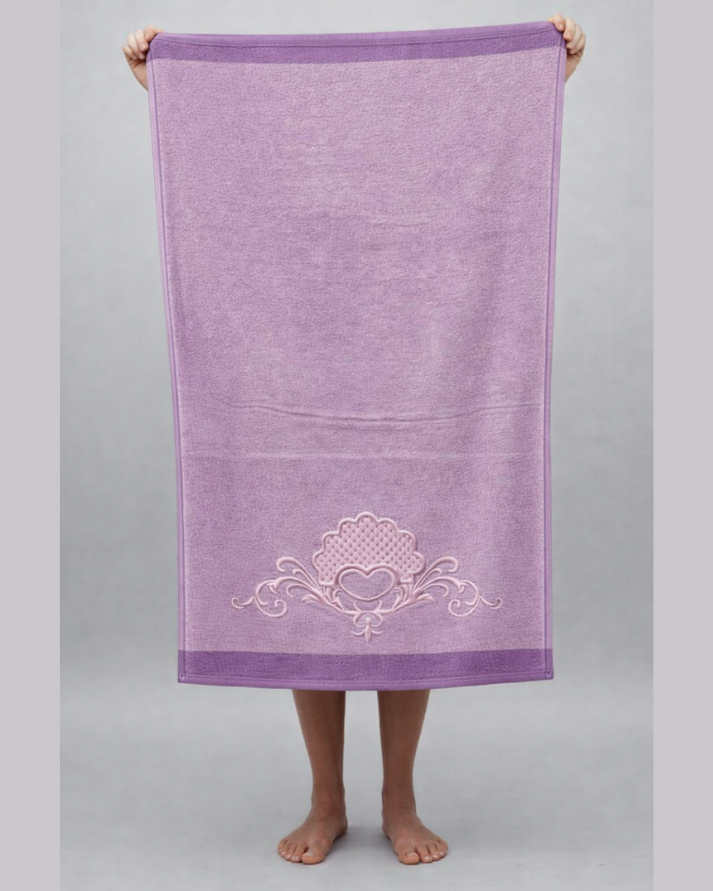 Bath Towel Light Purple(Single Towel)