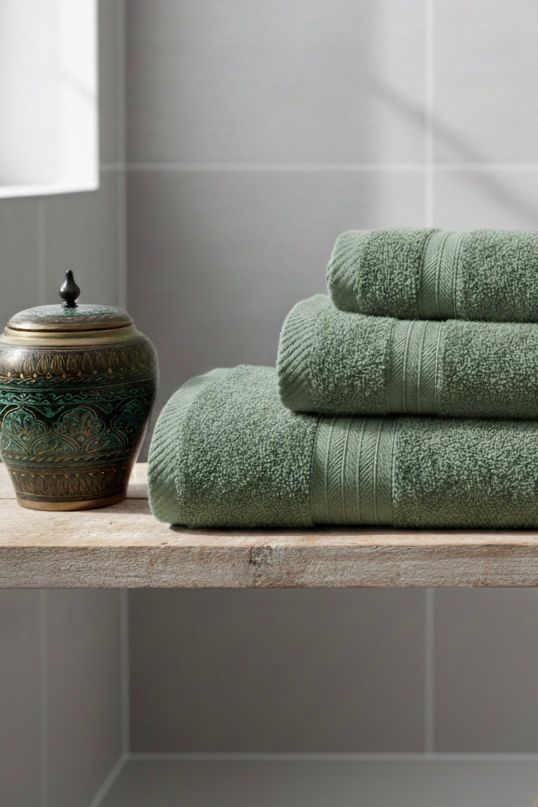 Towel Set (Pack of 3) - Emarald Green