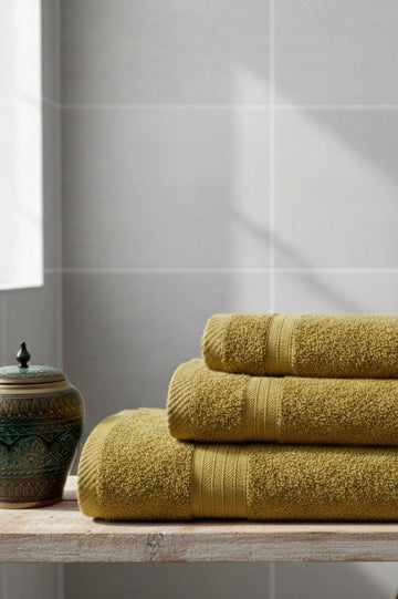 Towel Set (Pack of 3) - Yellow