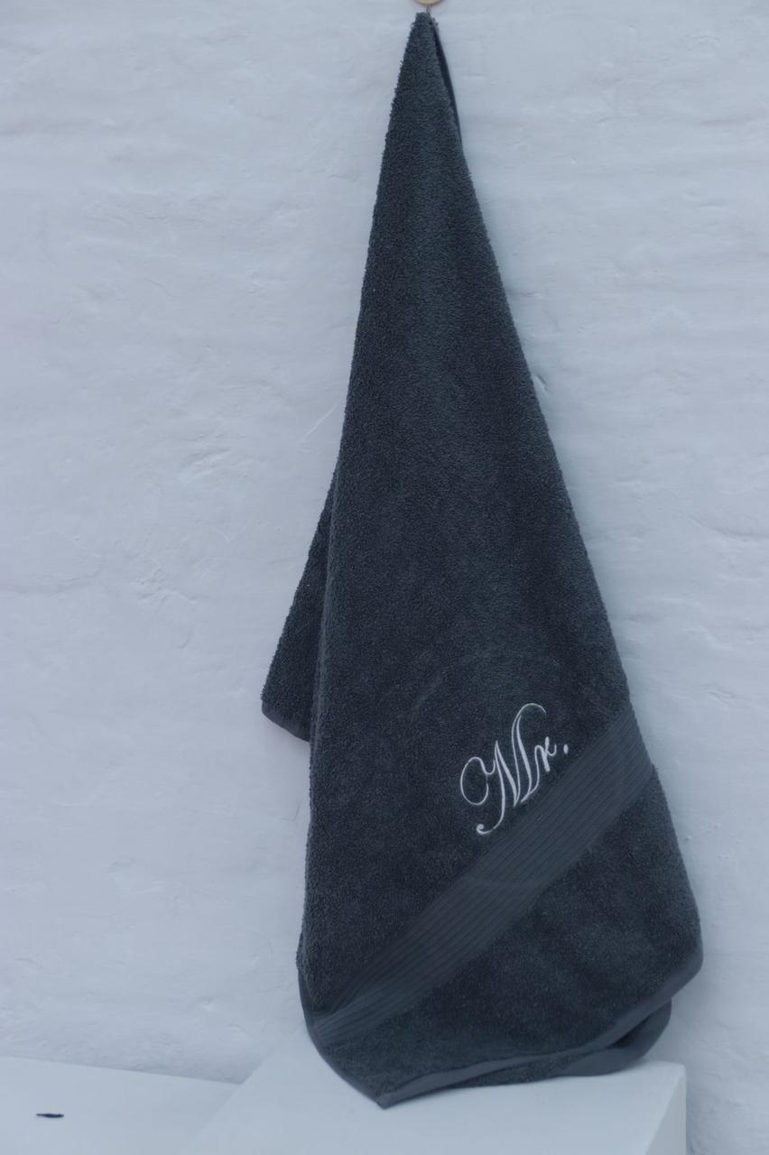 Fanza Mr & Mrs Bath Towel Set – Soft, Absorbent & Perfect Gift (pack of 2)
