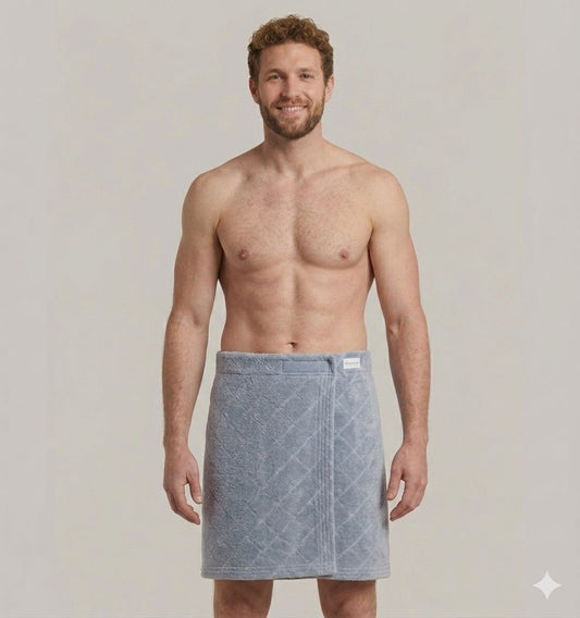 Shower Wrap Sky Blue