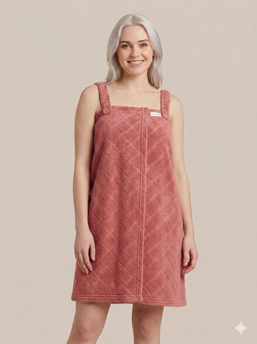 Women Shower Wrap Light Brown