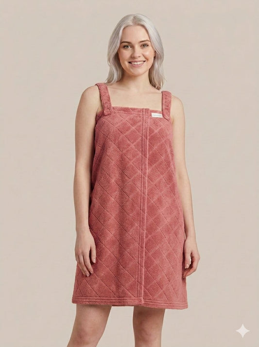 Women Shower Wrap Rose Gold