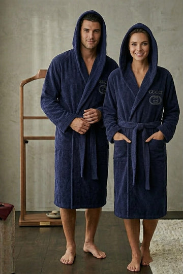 Gucci Velvet Bathrobe for Men & Women – Luxury Soft Unisex Bathrobe