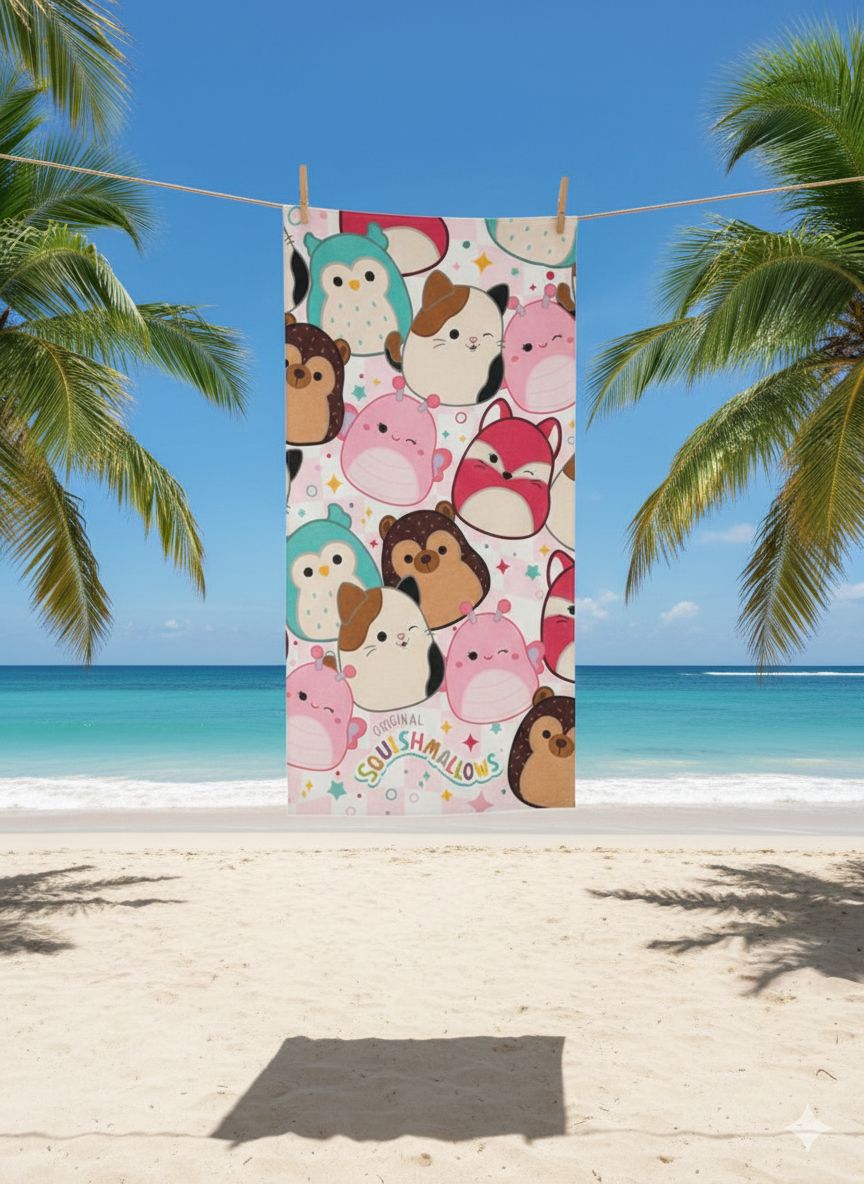 Colorful Printed Kids Towel | Fun & Comfortable