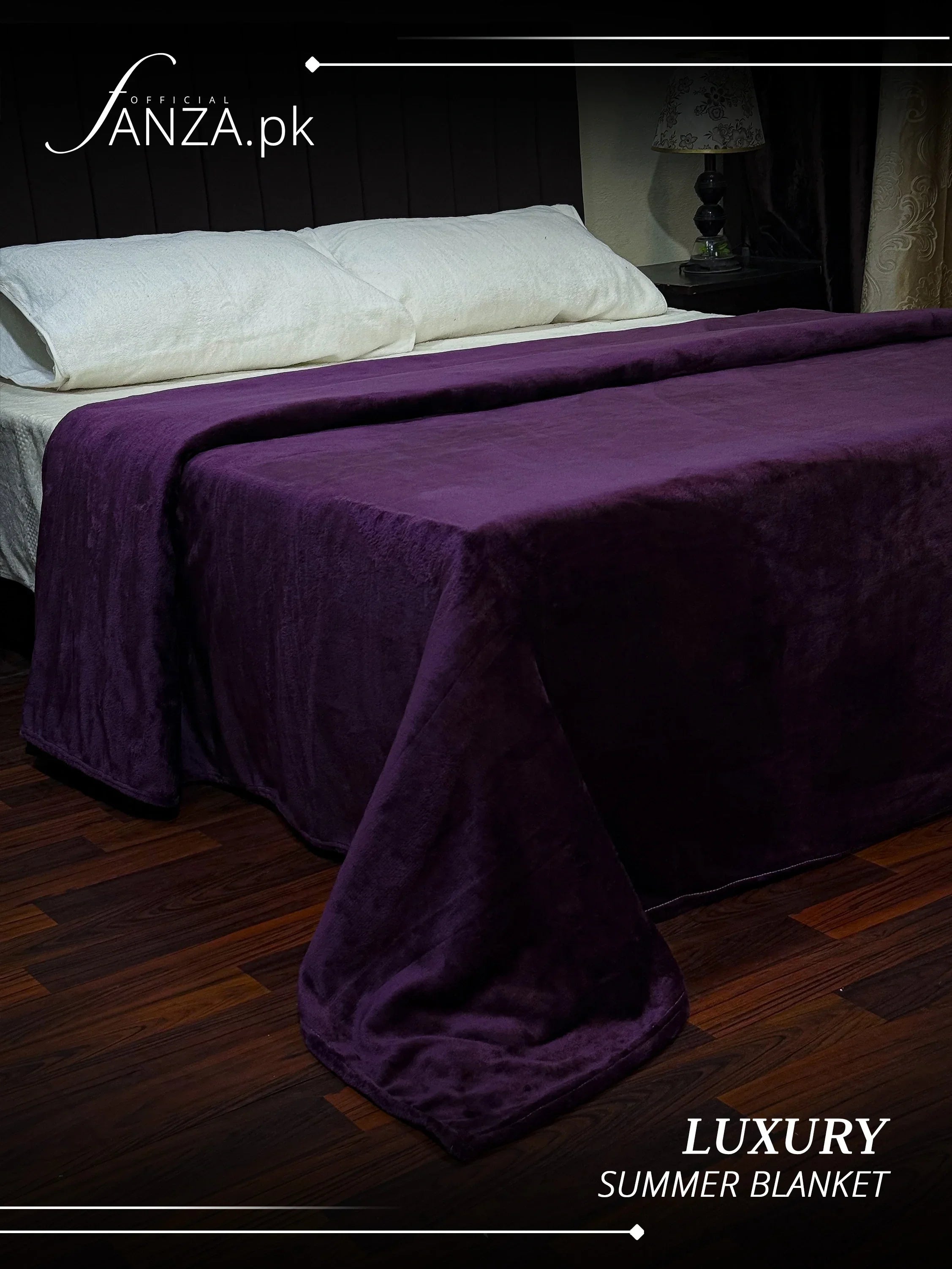 Magenta Luxury AC Dyed Fleece Blanket