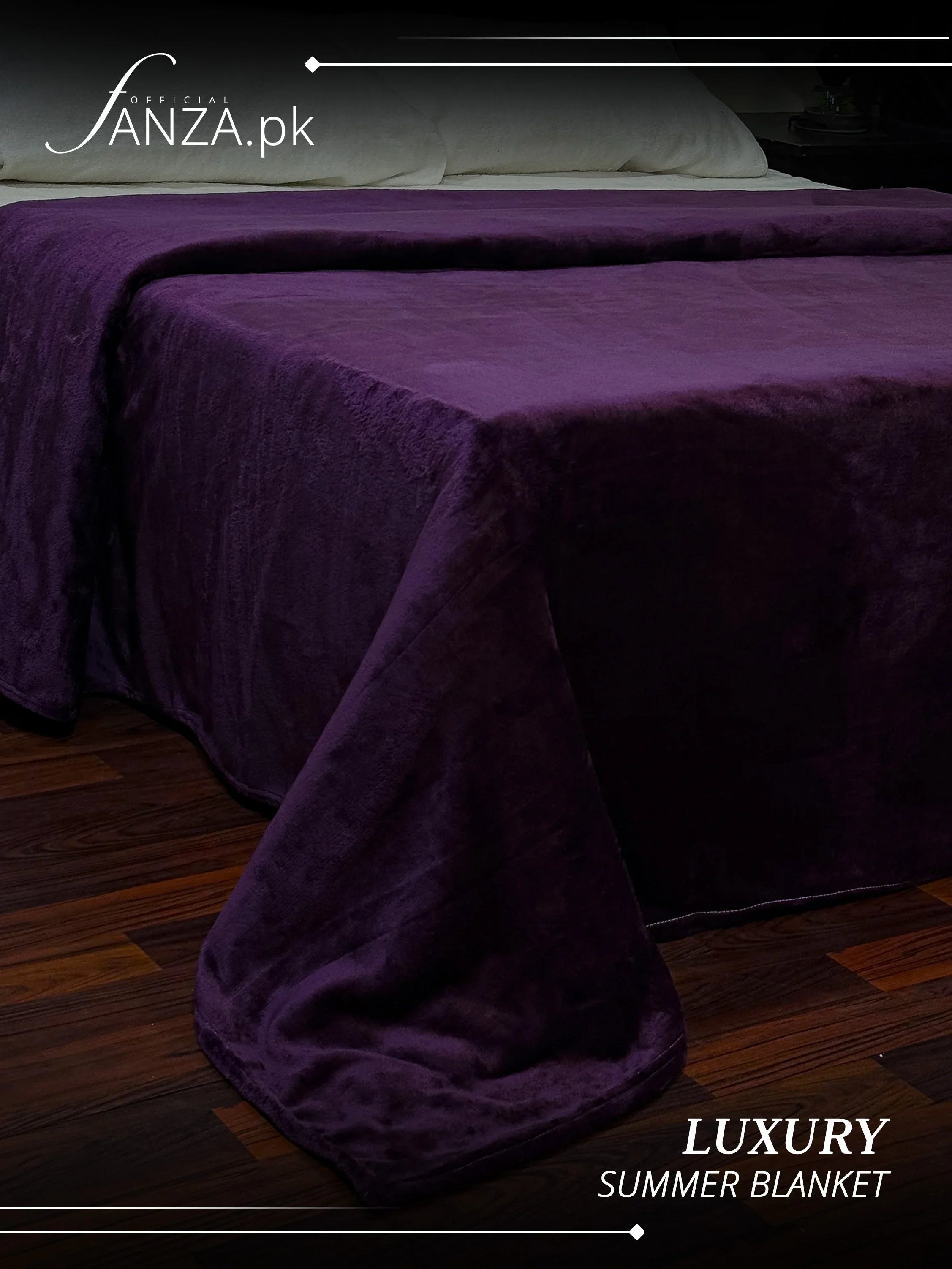 Magenta Luxury AC Dyed Fleece Blanket