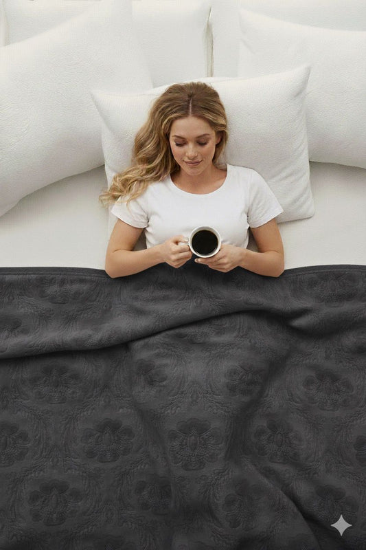 Flees Blanket Dark grey